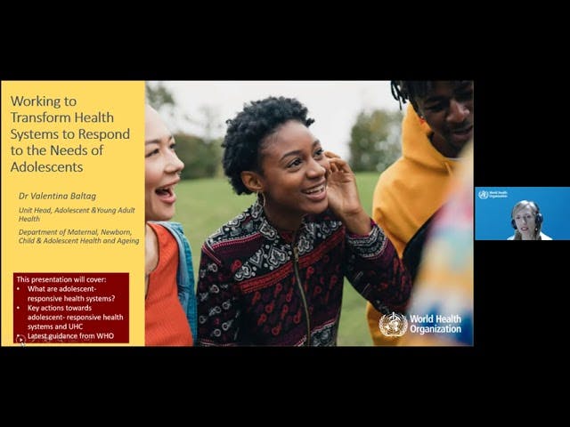 Working Together to Transform Health Systems to Respond to the Needs of Adolescents